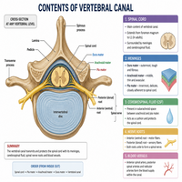Contents of vertebral canal