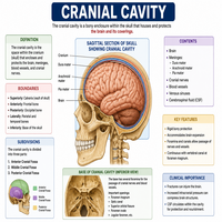 The cranial cavity