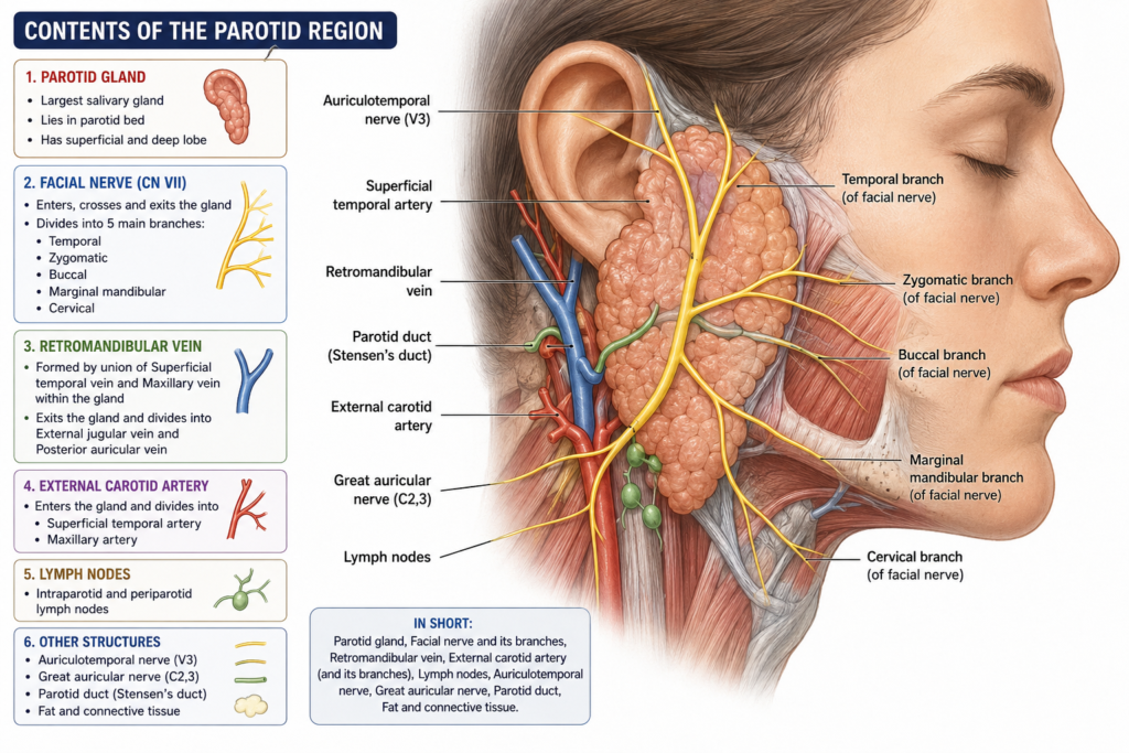 Parotid Region Anatomy